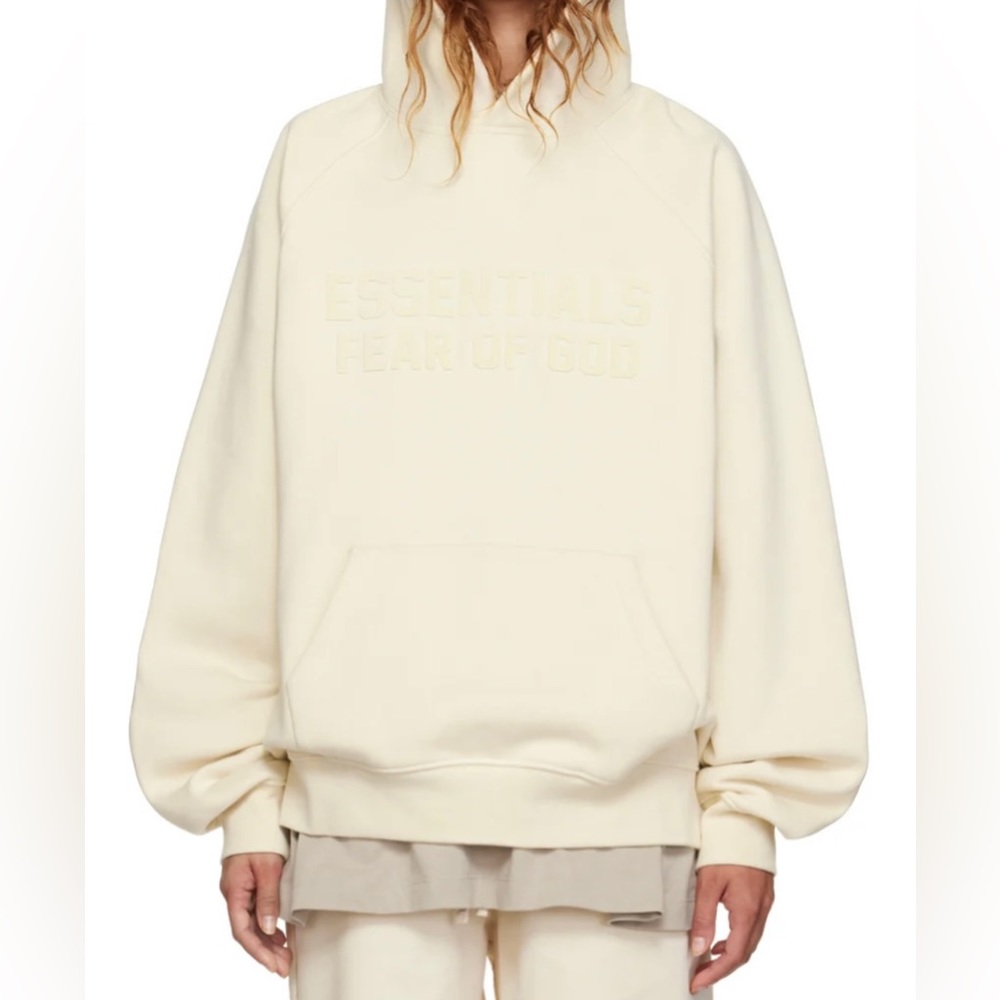 Essentials Off-white Raglan Hoodie - Picture 6 of 7
